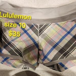 Lululemon Plaid Shorts - Size 10